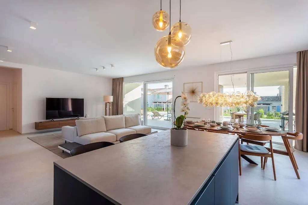 Design Villa Emily White Near Rovinj Bale Croatia